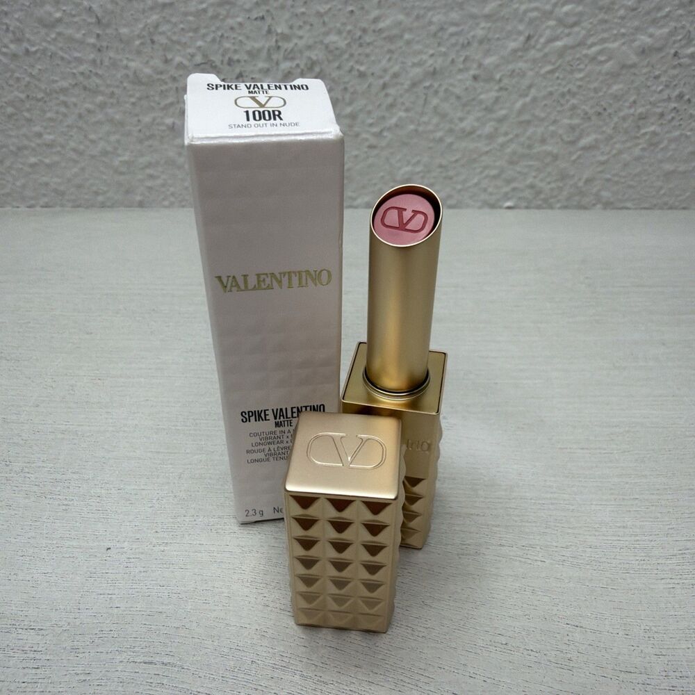 Valentino Spike Valentino Matte Lipstick - 100R Stand Out In Nude Full Size